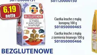 AT Ciastka kukie z mąką konopną/z siemienia lnianego oferta