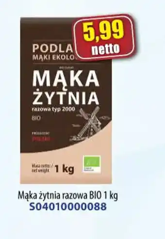 AT Mąka żytnia kaszowa Bio oferta