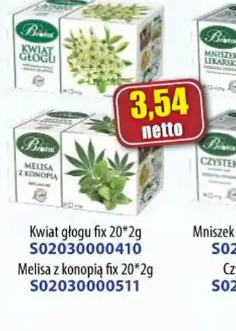 AT Kwiat głogu, Melisa i karczoch oferta