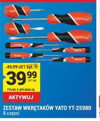 Merkury Market Zestaw wkrętaków Yato YT-25980 oferta