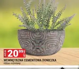 Merkury Market Wewnętrzna cementowa doniczka oferta