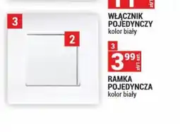 Merkury Market Włącznik pojedynczy/ramka pojedyncza oferta