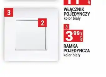 Merkury Market Włącznik pojedynczy/ramka pojedyncza oferta