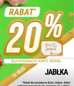 bi1 Rabat 20% na jabłka oferta