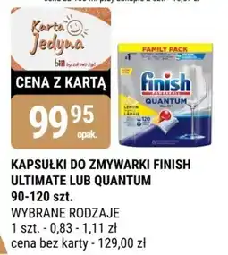 bi1 Kapsułki do zmywarki Finish Ultimate lub Quantum oferta