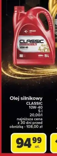 Carrefour Olej silnikowy classic oferta