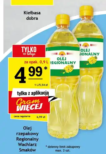 Gram Market Olej rzepakowy Regionalny Wachlarz Smaków oferta