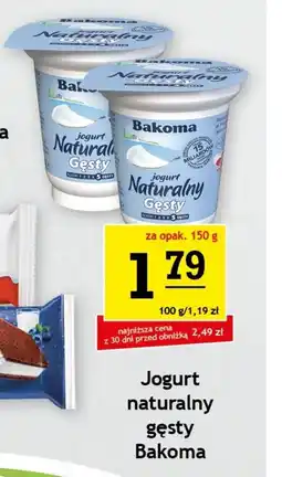 Gram Market Jogurt naturalny gęsty Bakoma oferta