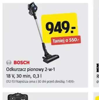 Jula Odkurzacz pionowy Bosch 2-w-1 oferta