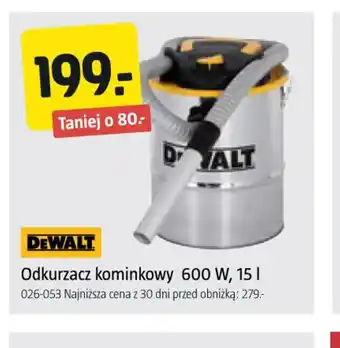 Jula Odkurzacz kominkowy DeWalt oferta