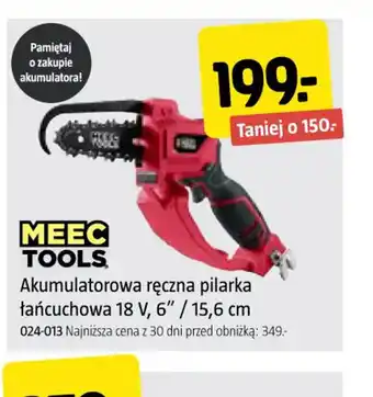 Jula Akumulatorowa ręczna piła tarczowa MEEC TOOLS oferta