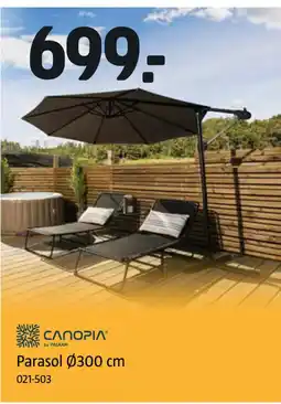 Jula Parasol Canopia Ø300 cm oferta