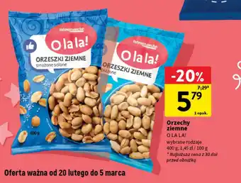 Intermarche Orzeszki ziemne prażone O La La! oferta