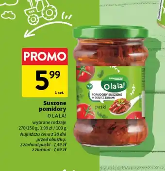 Intermarche Pomidory suszone w oleju z ziołami Intermarche O La La! oferta