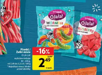 Intermarche Pianki trusberry O La La! oferta