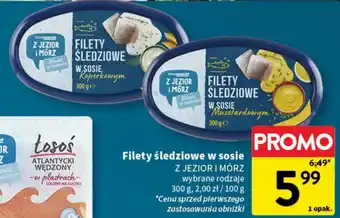 Intermarche Filety śledziowe w sosie musztardowym Intermarche Z Jezior I Mórz oferta