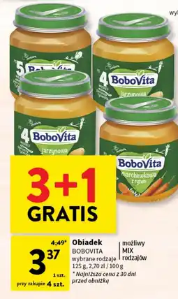 Intermarche Zupka marchewkowa z ryżem Bobovita oferta