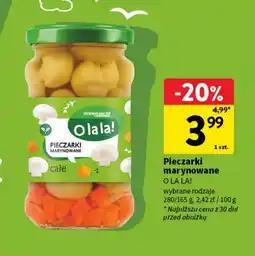 Intermarche Pieczarki marynowane O La La! oferta