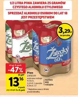 Intermarche Piwo Zatecky 0% oferta