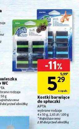 Intermarche Kostki do spłuczki leśny Apta oferta