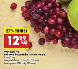 Biedronka Winogrono różowe oferta