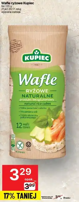 Delikatesy Centrum Wafle ryżowe Kupiec oferta