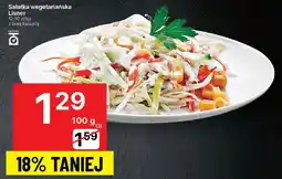 Delikatesy Centrum Sałatka wegetariańska Lisner oferta