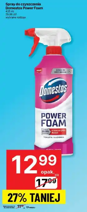 Delikatesy Centrum Spray do czyszczenia Domestos Power Foam oferta