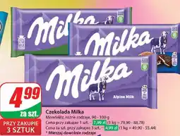 Dino Czekolada Milka Alpenmilch oferta