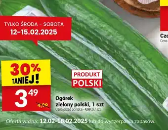 Twój Market Ogórek zielony polski oferta