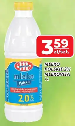 Top Market Mleko polskie 2% mlekovita oferta