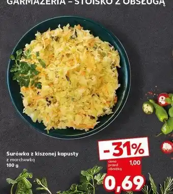 Kaufland Surówka z kiszonej kapusty oferta