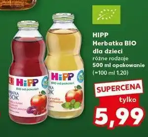 Kaufland Herbatka z melisy z sokiem jabłkowym Hipp bio oferta