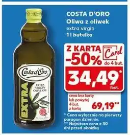 Kaufland Oliwa z oliwek extra vergine Costa d'oro oferta