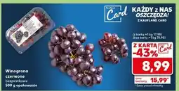 Kaufland Winogrona czerwone bezpestkowe K-classic oferta