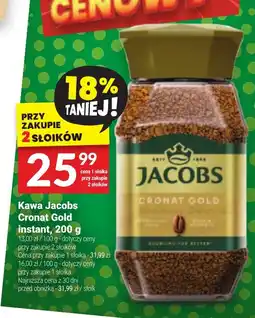 Twój Market Kawa Jacobs Cronat Gold Instant oferta