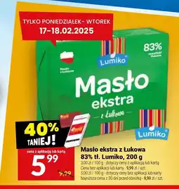 Twój Market Masło ekstra z Lukowa Lumiko oferta