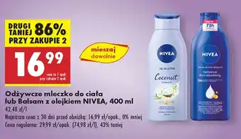 Biedronka Mleczko do ciała Nivea oferta