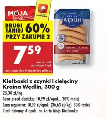 Biedronka Kiełbaski Kraina Wędlin oferta