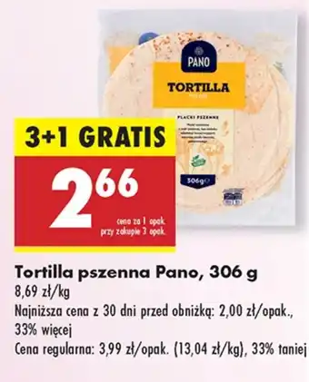 Biedronka Tortilla Pano oferta