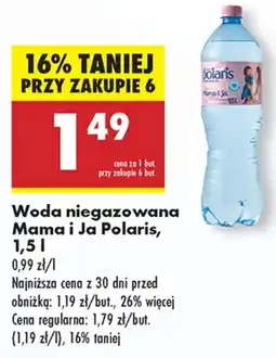 Biedronka Woda niegazowana Polaris oferta