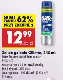 Biedronka Żel do golenia Gillette oferta