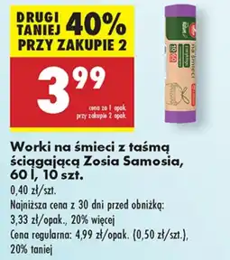 Biedronka Worki na śmieci Zosia Samosia oferta