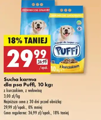 Biedronka Karma dla psa Puffi oferta