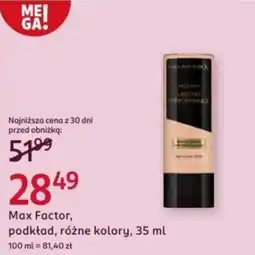 Rossmann Max Factor, podkład, różne kolory oferta