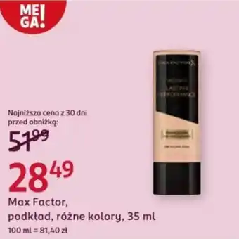 Rossmann Max Factor, podkład, różne kolory oferta