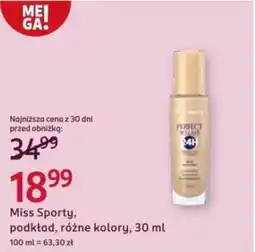 Rossmann Miss Sporty, podkład, różne kolory oferta