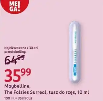 Rossmann Maybelline, The Falsies Surreal, tusz do rzęs oferta