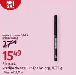 Rossmann Rimmel, kredka do oczu, różne kolory oferta