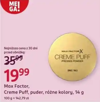 Rossmann Max Factor, Creme Puff, puder, różne kolory oferta